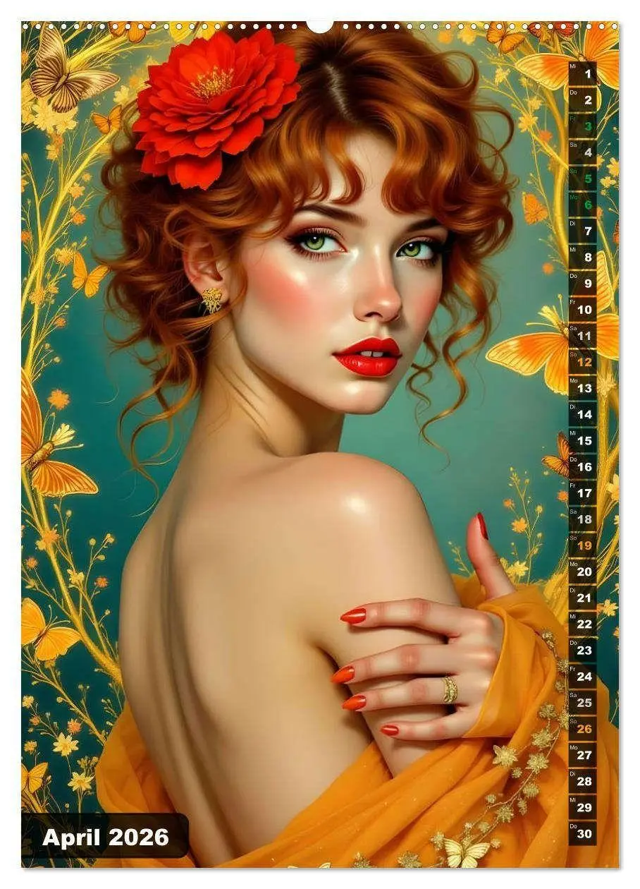 Bild: 9783516707403 | Schöne Zeiten - Schöne Frauen (hochwertiger Premium Wandkalender...