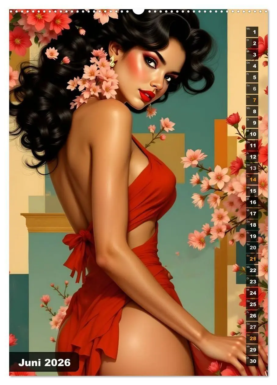 Bild: 9783516707403 | Schöne Zeiten - Schöne Frauen (hochwertiger Premium Wandkalender...