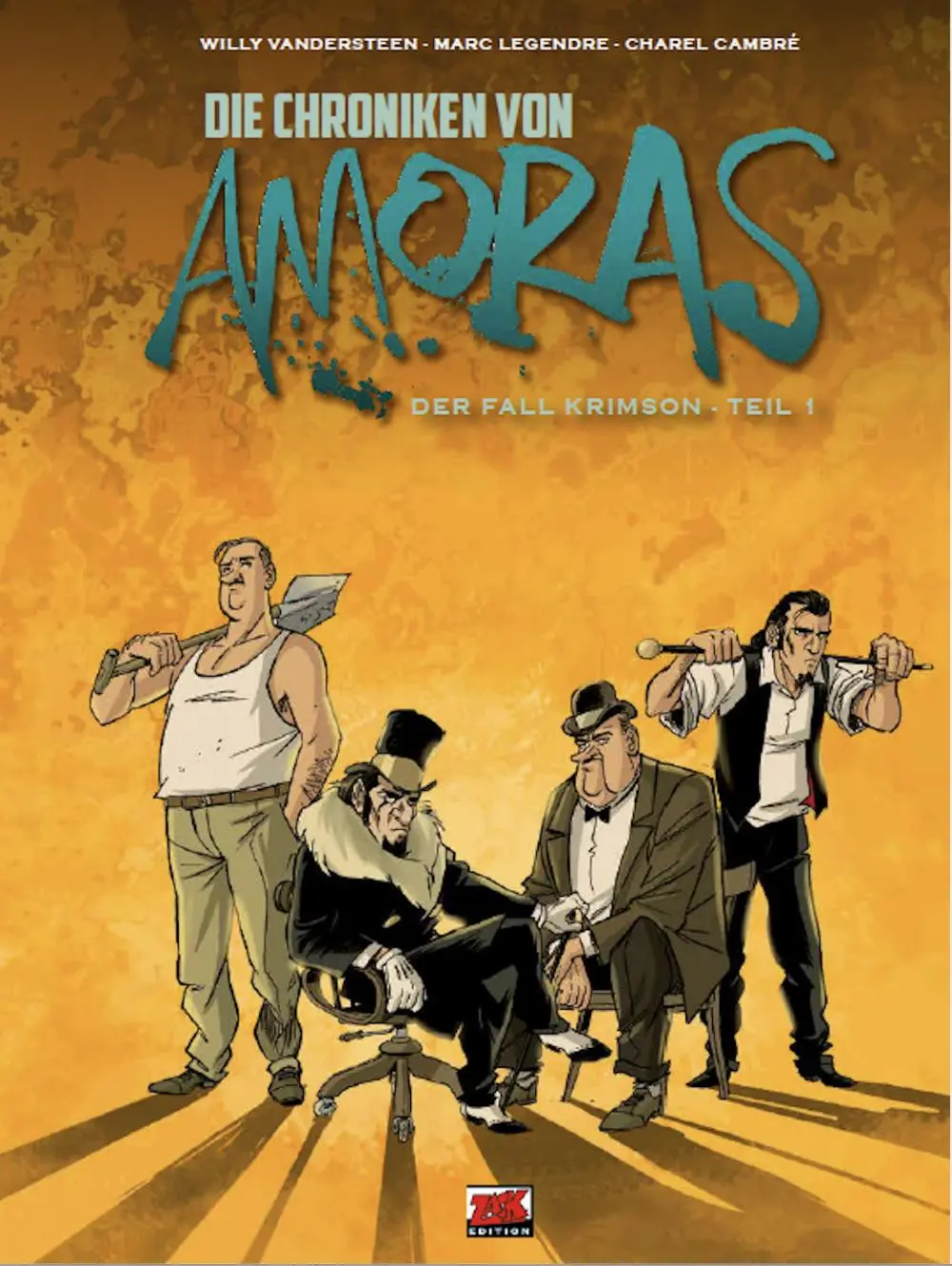 Cover: 9783949987403 | Die Chroniken von Amoras 1 | Der Fall Krimson | Legendre (u. a.)