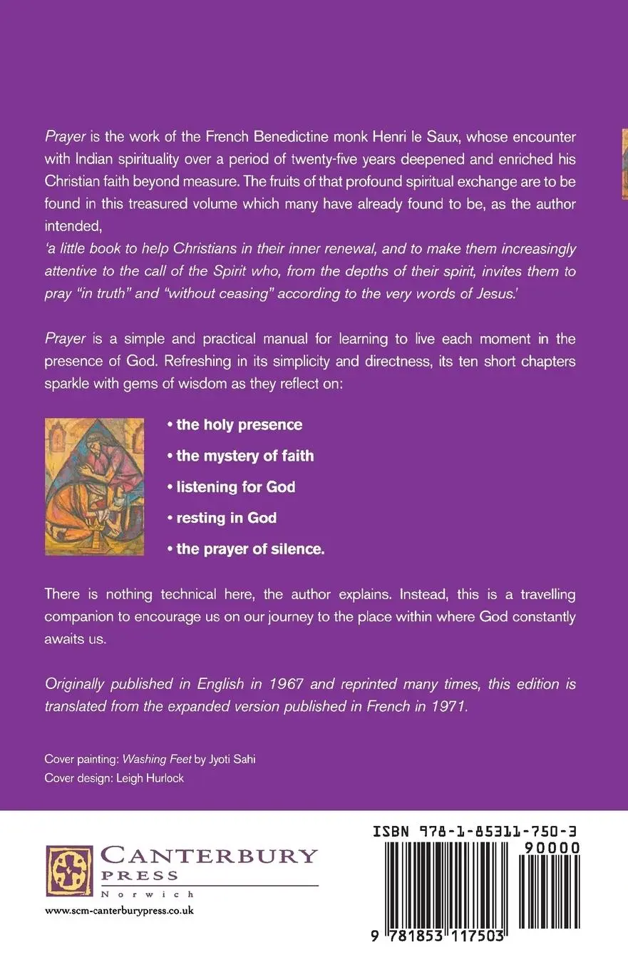 Rückseite: 9781853117503 | Prayer - Abhishiktananda | Abhishiktananda | Taschenbuch | Englisch