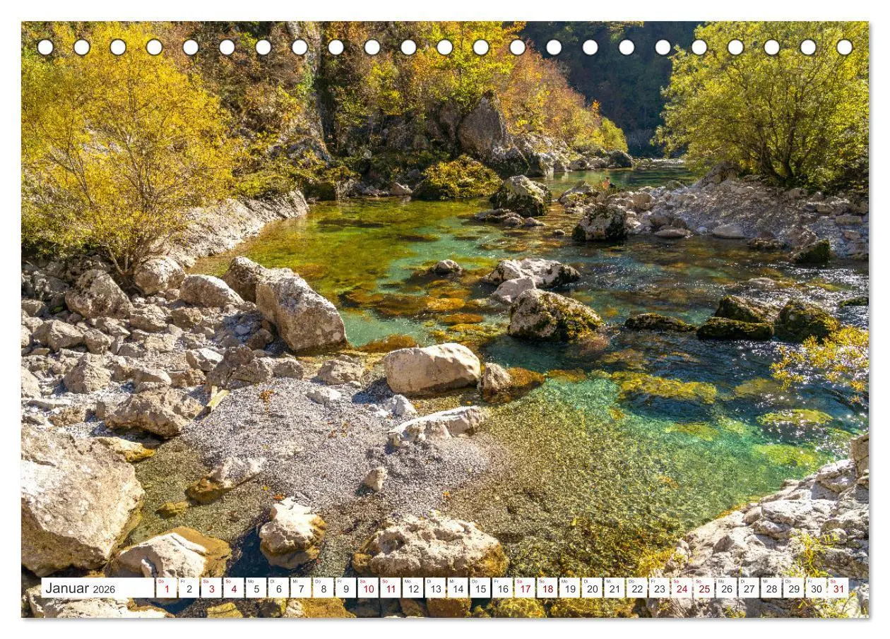 Bild: 9783457607503 | Montenegro (Tischkalender 2026 DIN A5 quer), CALVENDO Monatskalender