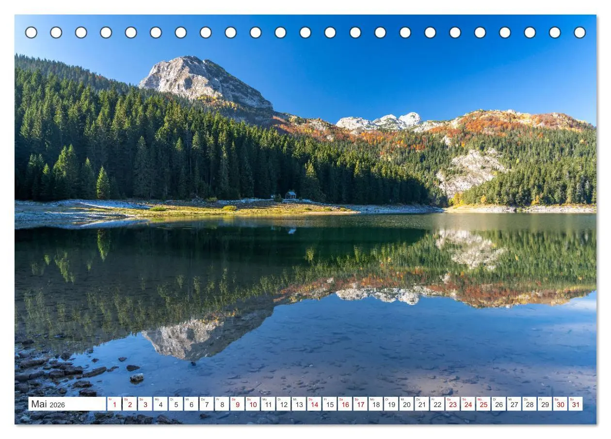 Bild: 9783457607503 | Montenegro (Tischkalender 2026 DIN A5 quer), CALVENDO Monatskalender