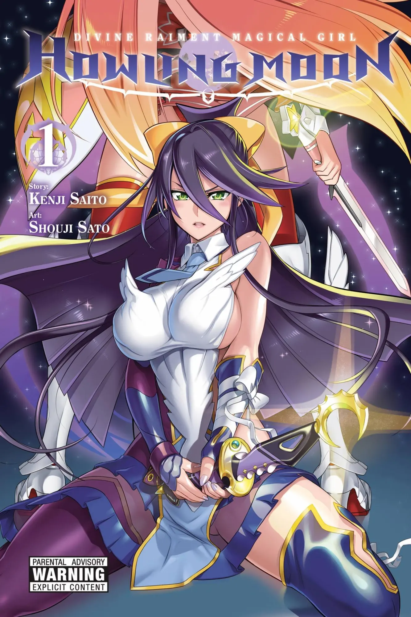 Yen Press Divine Raiment Magical Girl Howling Moon, Vol. 1