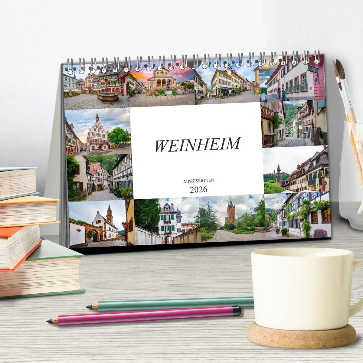 Bild: 9783457767603 | Weinheim Impressionen (Tischkalender 2026 DIN A5 quer), CALVENDO...