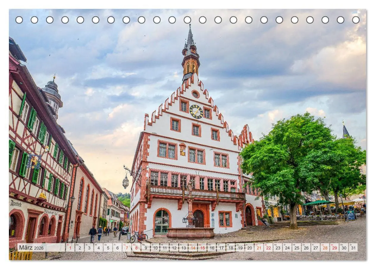 Bild: 9783457767603 | Weinheim Impressionen (Tischkalender 2026 DIN A5 quer), CALVENDO...