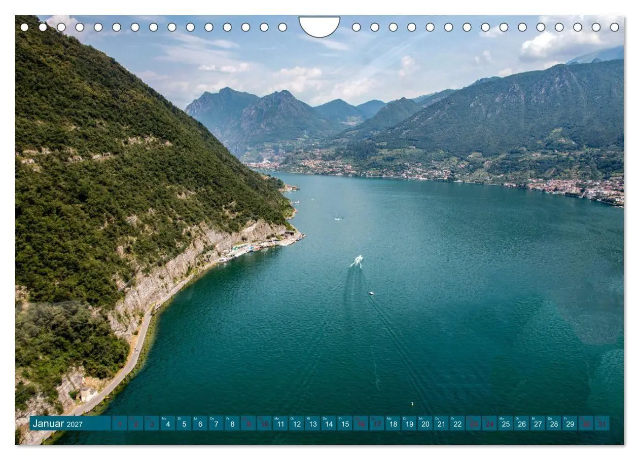 Bild: 9783569497603 | Iseo-See (Wandkalender 2027 DIN A4 quer), CALVENDO Monatskalender