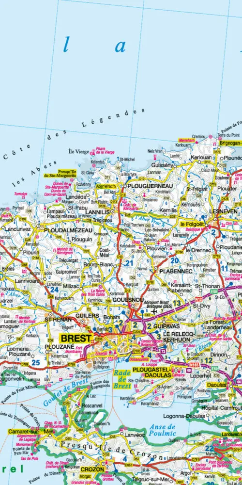 Bild: 9783939997603 | MoTourMaps Bretagne Auto- und Motorradkarte 1:300.000 | MoTourMedia