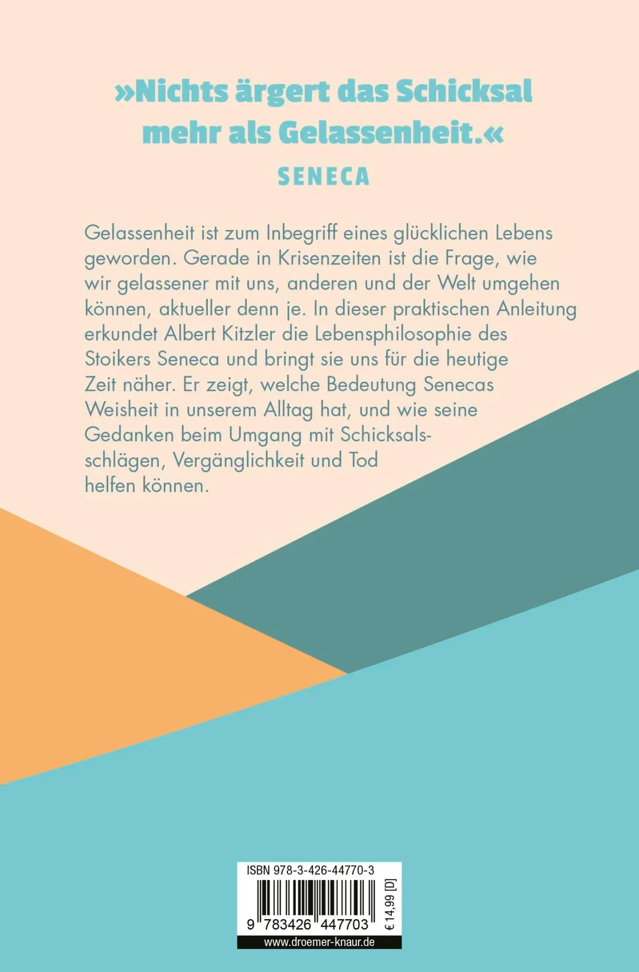 Rückseite: 9783426447703 | Gelassenheit | Albert Kitzler | Taschenbuch | 304 S. | Deutsch | 2024