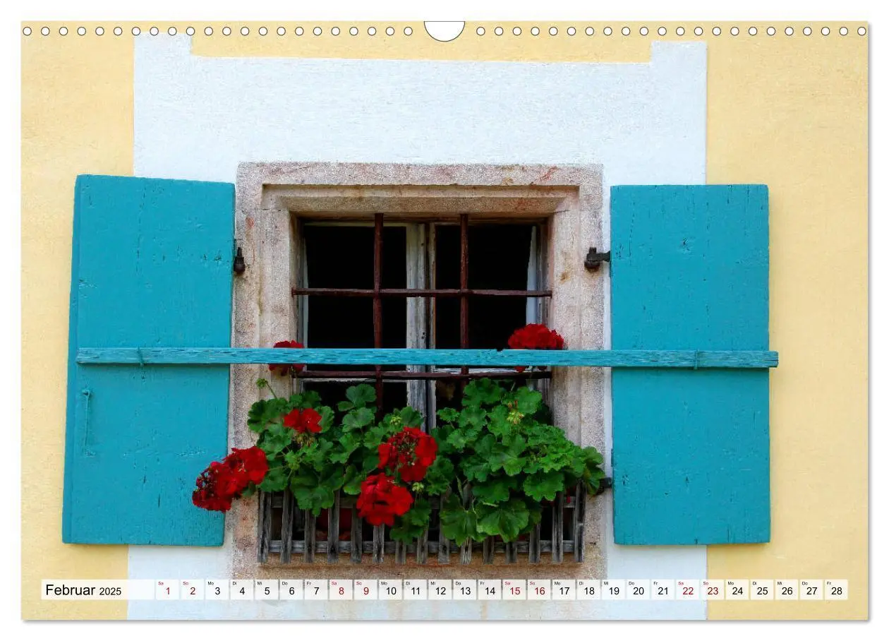 Bild: 9783435427703 | Bauernfenster (Wandkalender 2025 DIN A3 quer), CALVENDO Monatskalender