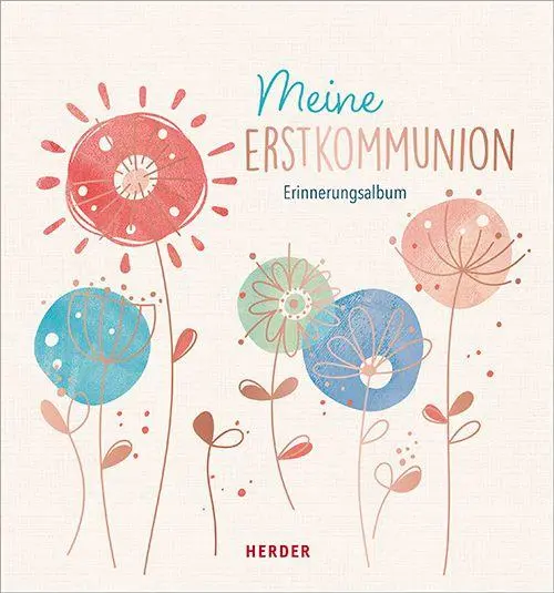 Cover: 9783451717703 | Meine Erstkommunion Erinnerungsalbum Floral | Sabine Frielinghaus