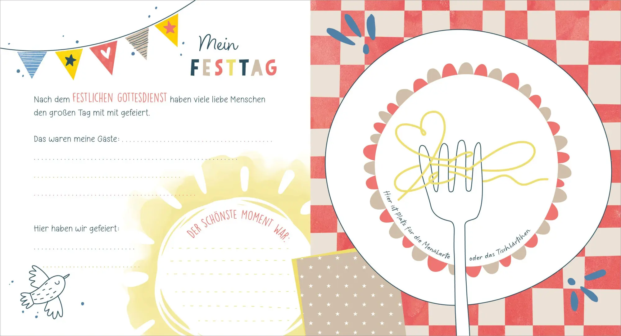 Bild: 9783451717703 | Meine Erstkommunion Erinnerungsalbum Floral | Sabine Frielinghaus