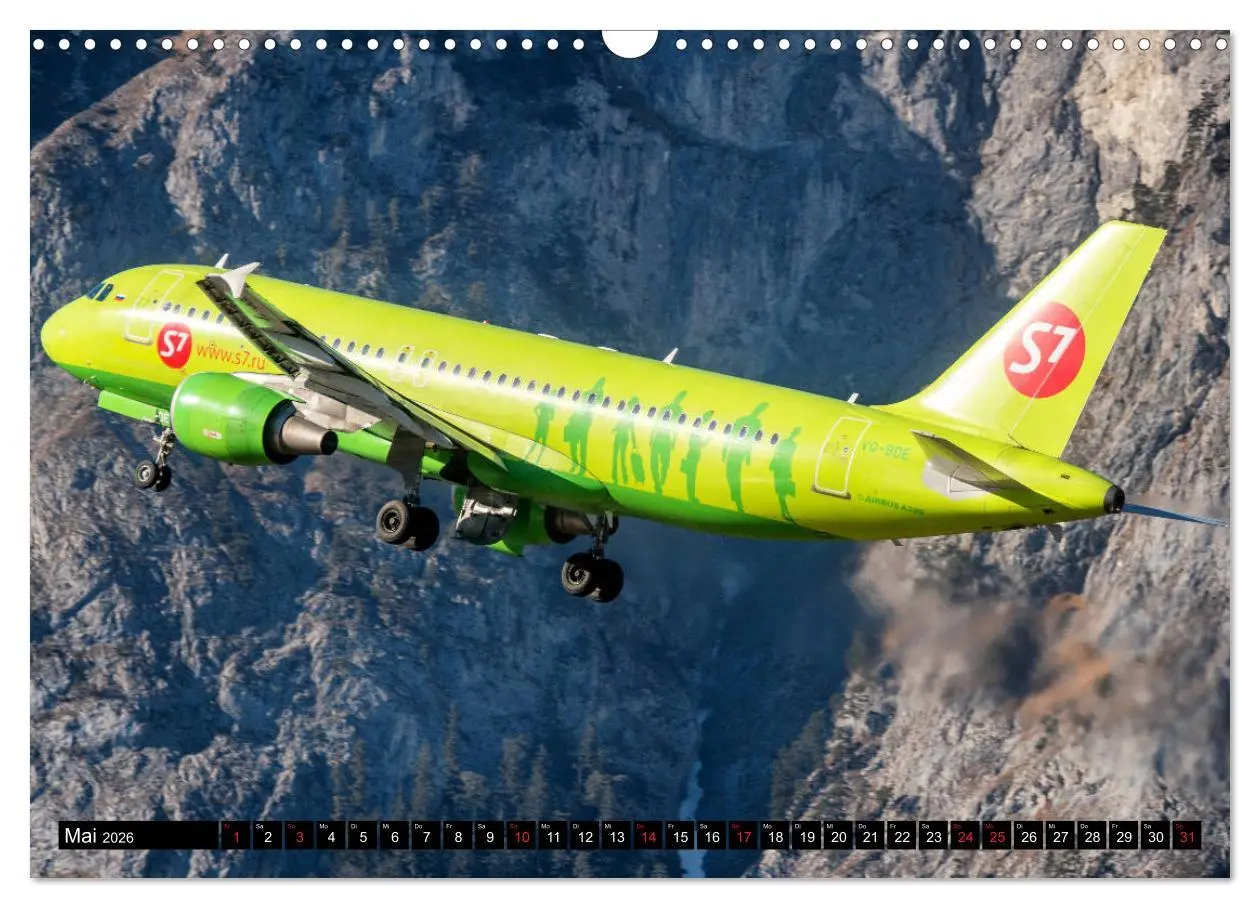 Bild: 9783457757703 | Flugzeugkalender (Wandkalender 2026 DIN A3 quer), CALVENDO...