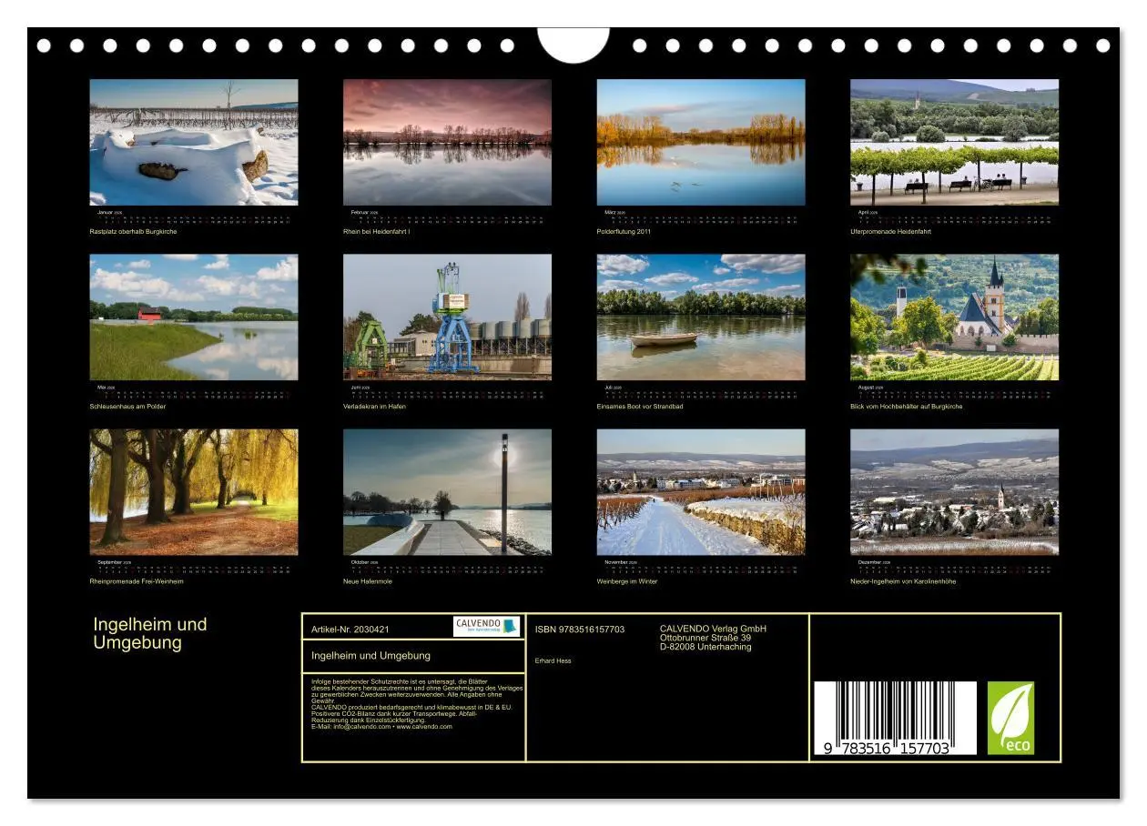 Bild: 9783516157703 | Ingelheim und Umgebung (Wandkalender 2026 DIN A4 quer), CALVENDO...