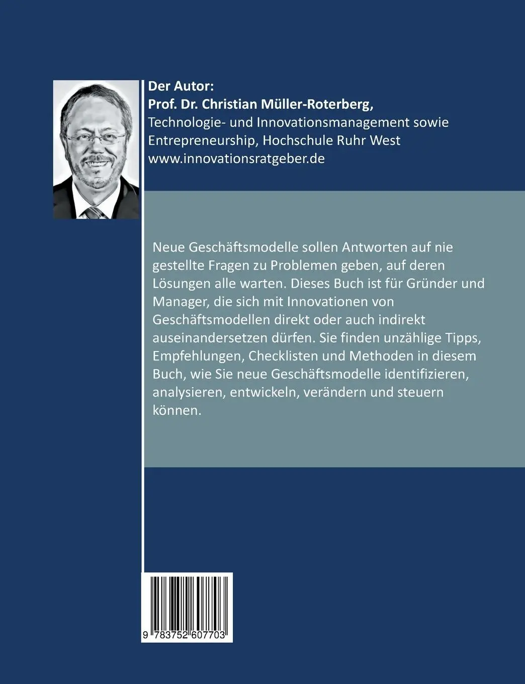 Rückseite: 9783752607703 | Praxishandbuch Geschäftsmodell-Innovationen | Tipps &amp; Tools | Buch