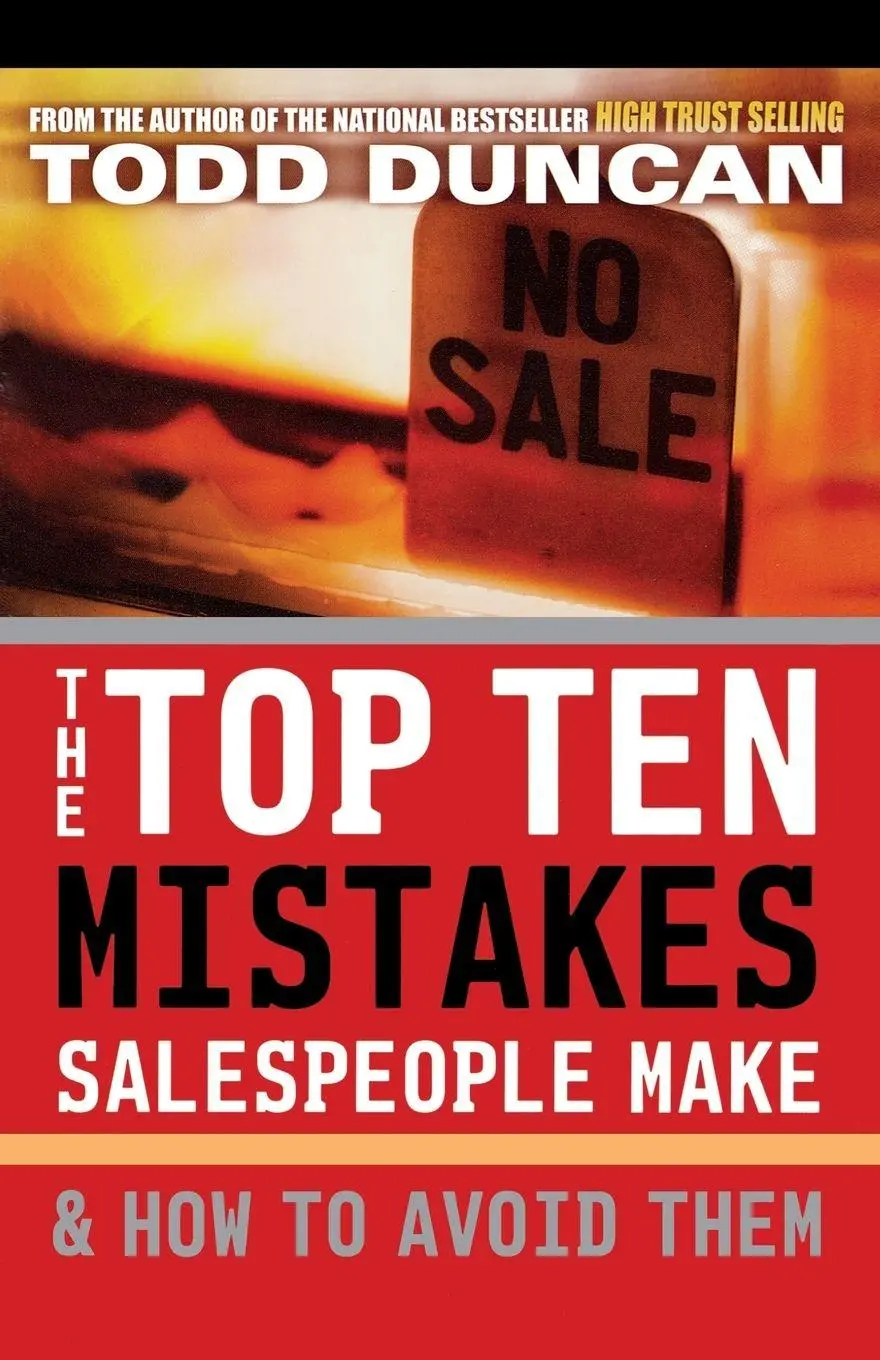 Cover: 9780785287803 | The Top Ten Mistakes Salespeople Make and How to Avoid Them | Duncan