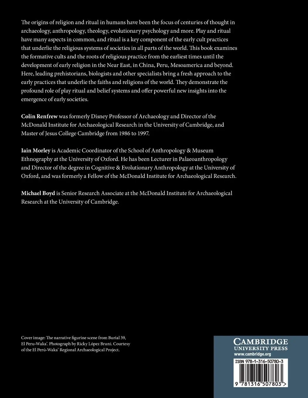 Rückseite: 9781316507803 | Ritual, Play and Belief, in Evolution and Early Human Societies | Buch