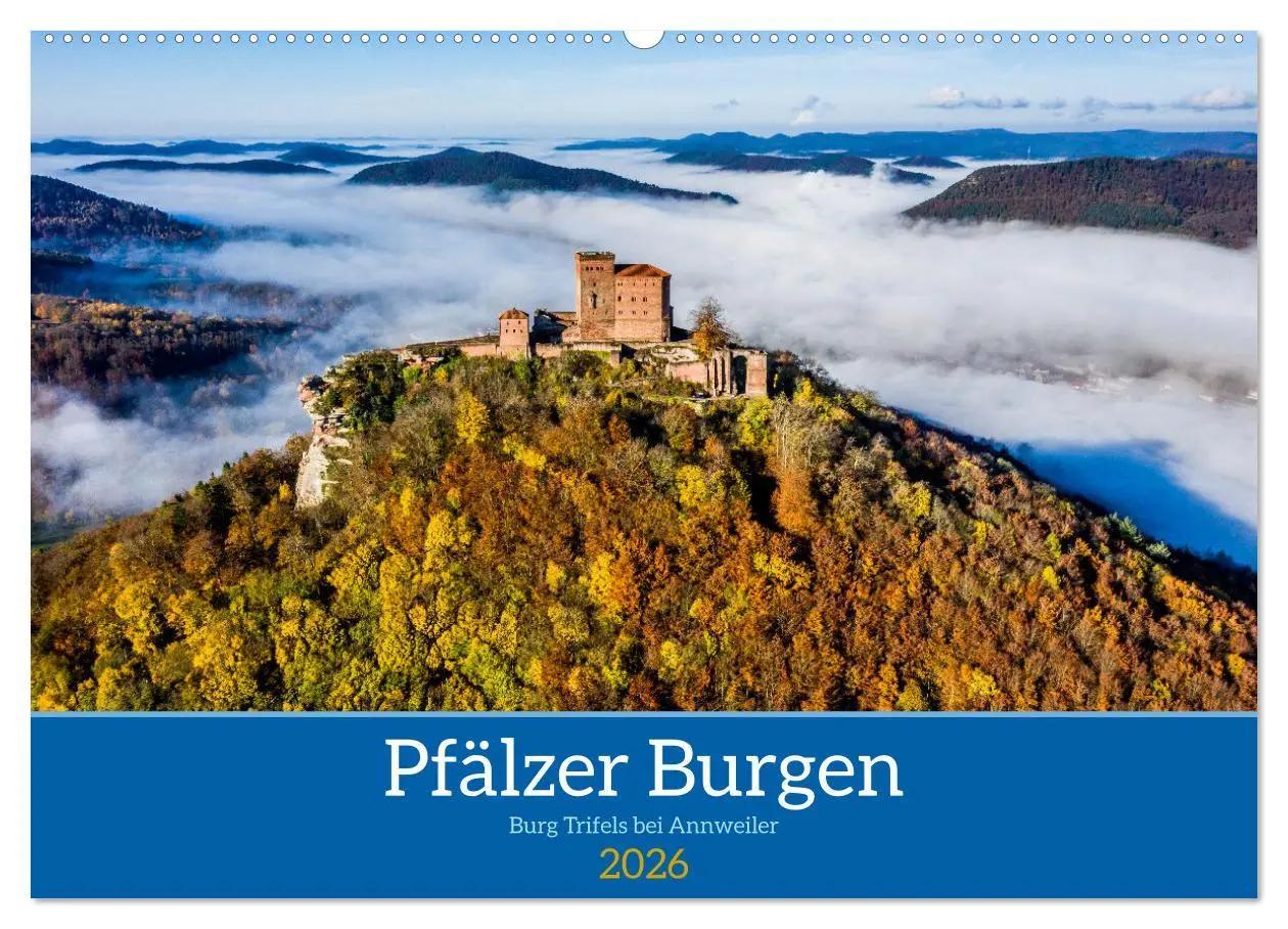 Cover: 9783457297803 | Pfälzer Burgen (Wandkalender 2026 DIN A2 quer), CALVENDO...