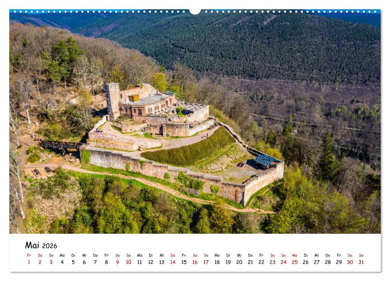 Bild: 9783457297803 | Pfälzer Burgen (Wandkalender 2026 DIN A2 quer), CALVENDO...