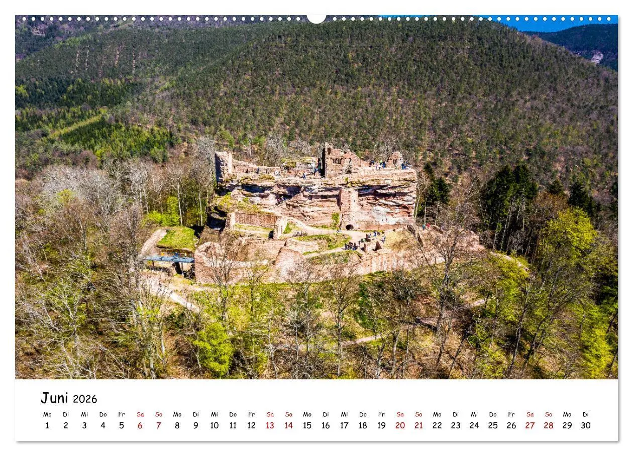 Bild: 9783457297803 | Pfälzer Burgen (Wandkalender 2026 DIN A2 quer), CALVENDO...