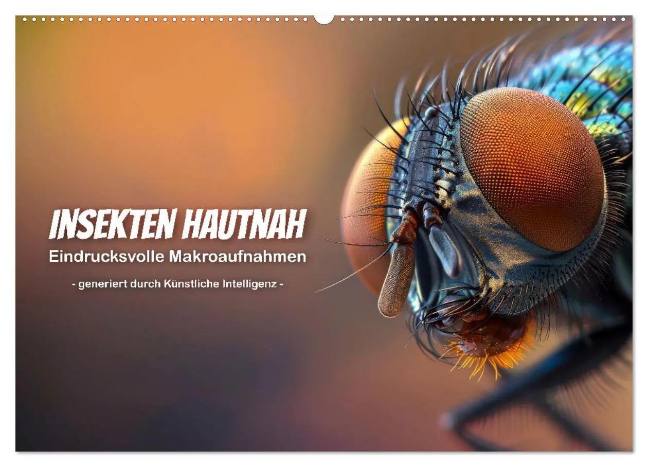 Cover: 9783457437803 | Insekten hautnah (Wandkalender 2026 DIN A2 quer), CALVENDO...