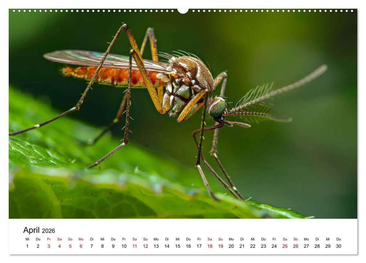 Bild: 9783457437803 | Insekten hautnah (Wandkalender 2026 DIN A2 quer), CALVENDO...