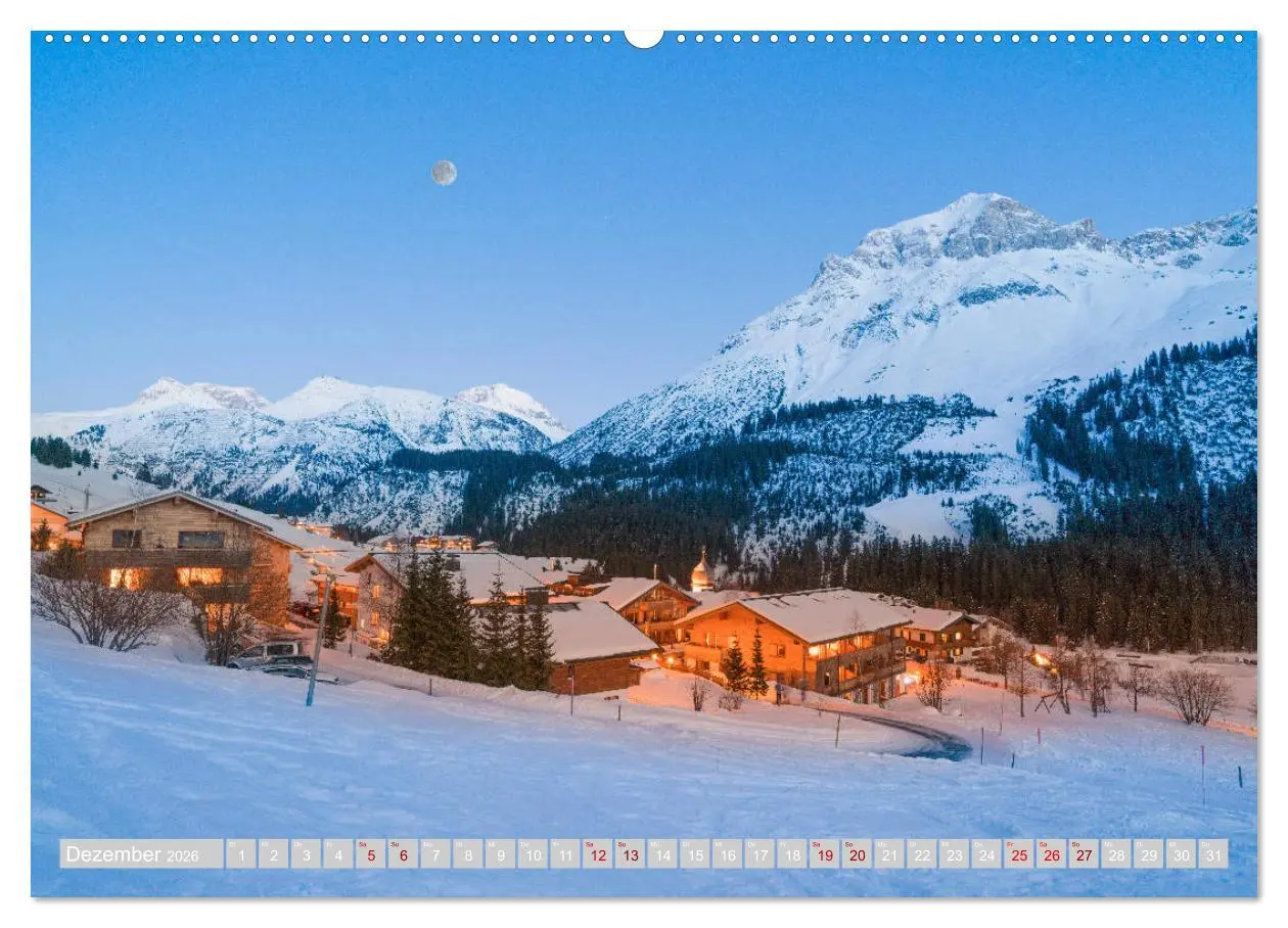 Bild: 9783457817803 | Lech am Arlberg - Winterzauber für das ganze Jahr (Wandkalender...