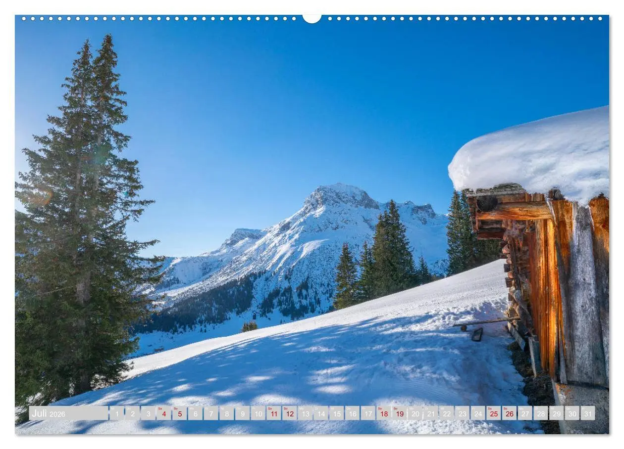 Bild: 9783457817803 | Lech am Arlberg - Winterzauber für das ganze Jahr (Wandkalender...