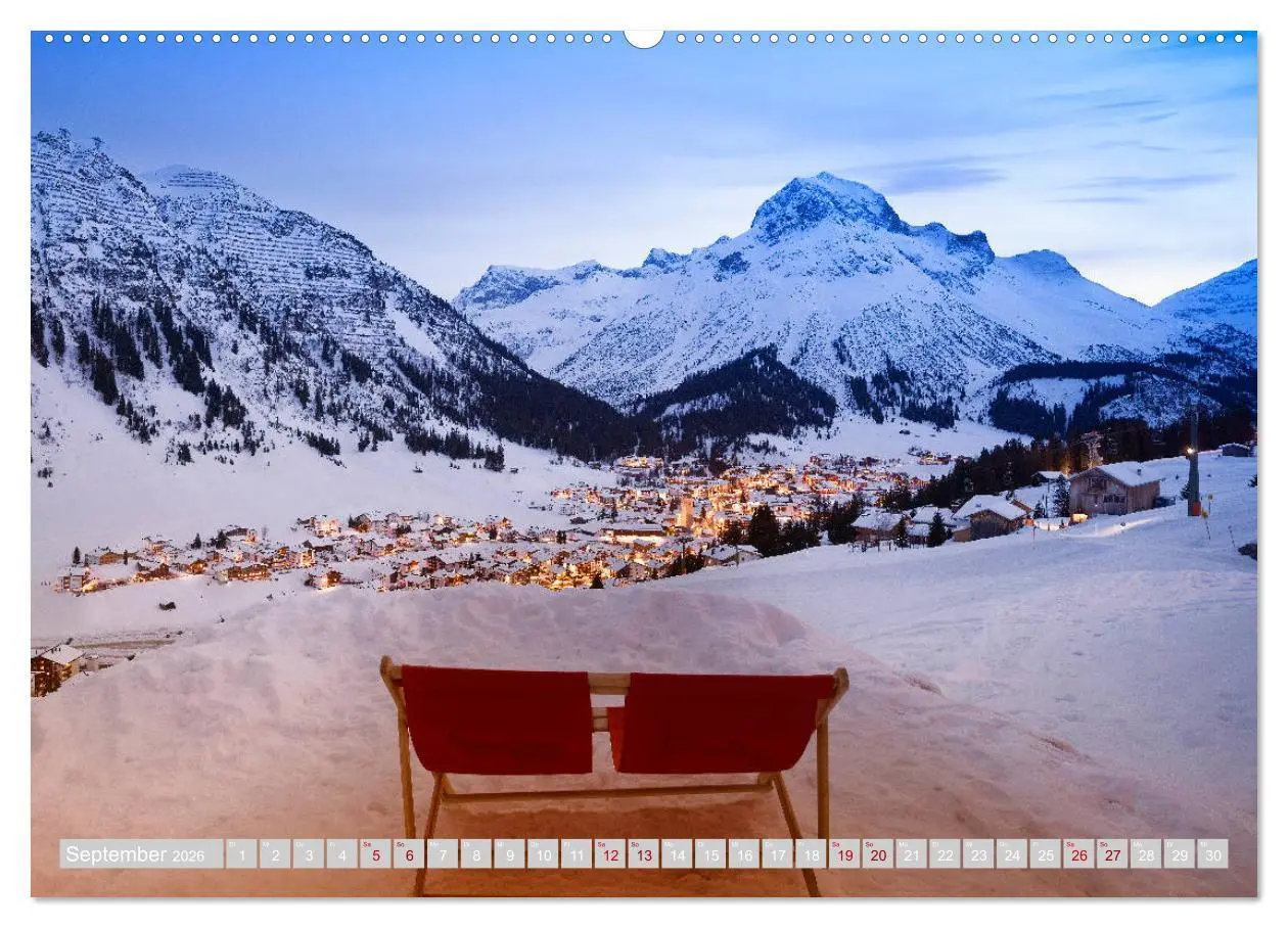 Bild: 9783457817803 | Lech am Arlberg - Winterzauber für das ganze Jahr (Wandkalender...