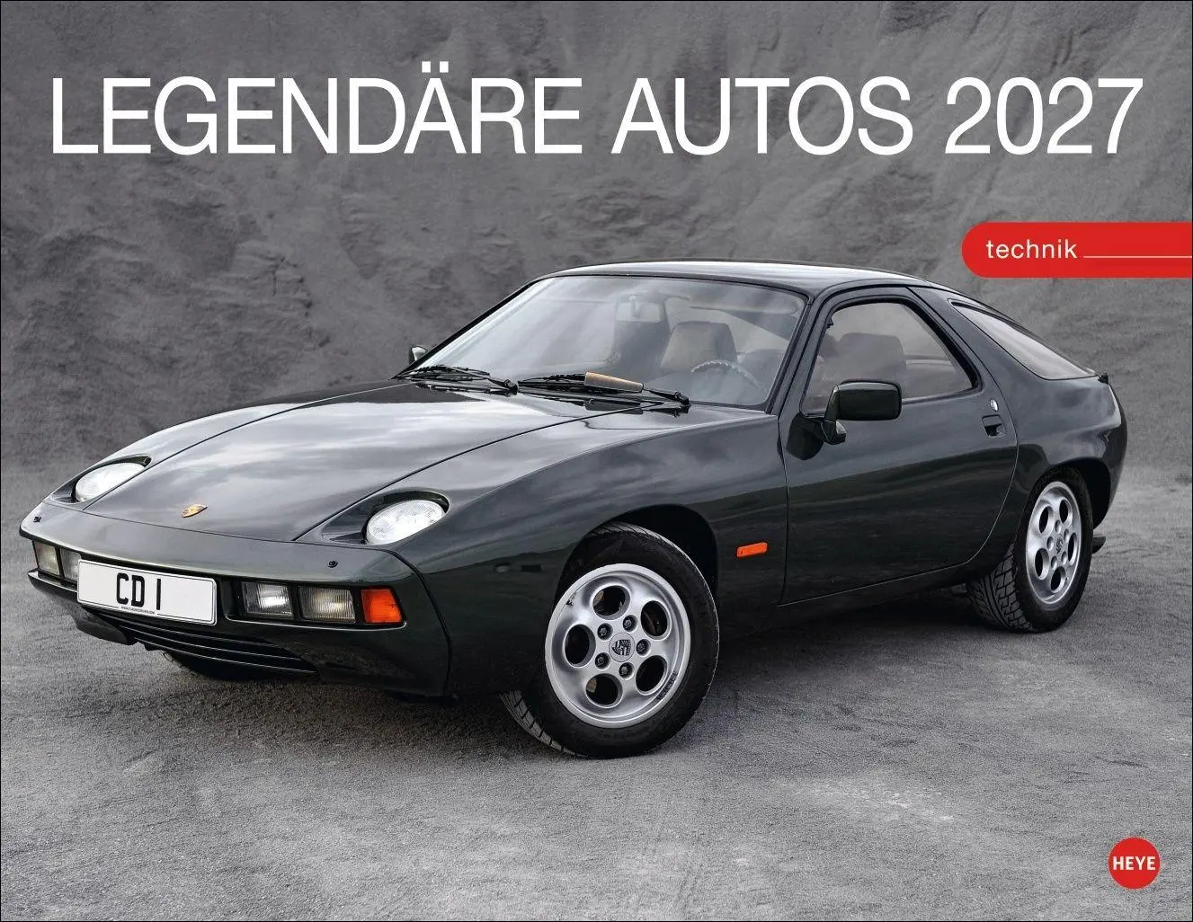 Cover: 9783756417803 | Legendäre Autos Posterkalender 2027 | Heye | Kalender | Spiralbindung