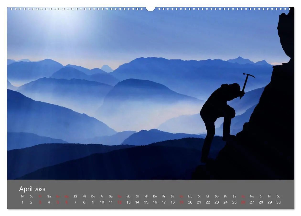 Bild: 9783457807903 | Bergsteigen - Extremsport am Limit (Wandkalender 2026 DIN A2 quer),...