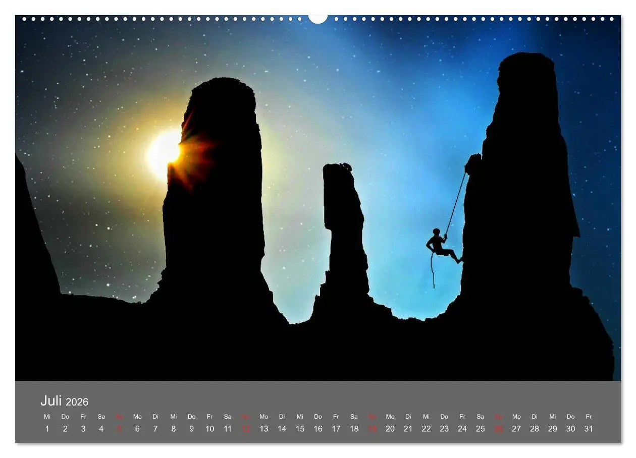 Bild: 9783457807903 | Bergsteigen - Extremsport am Limit (Wandkalender 2026 DIN A2 quer),...