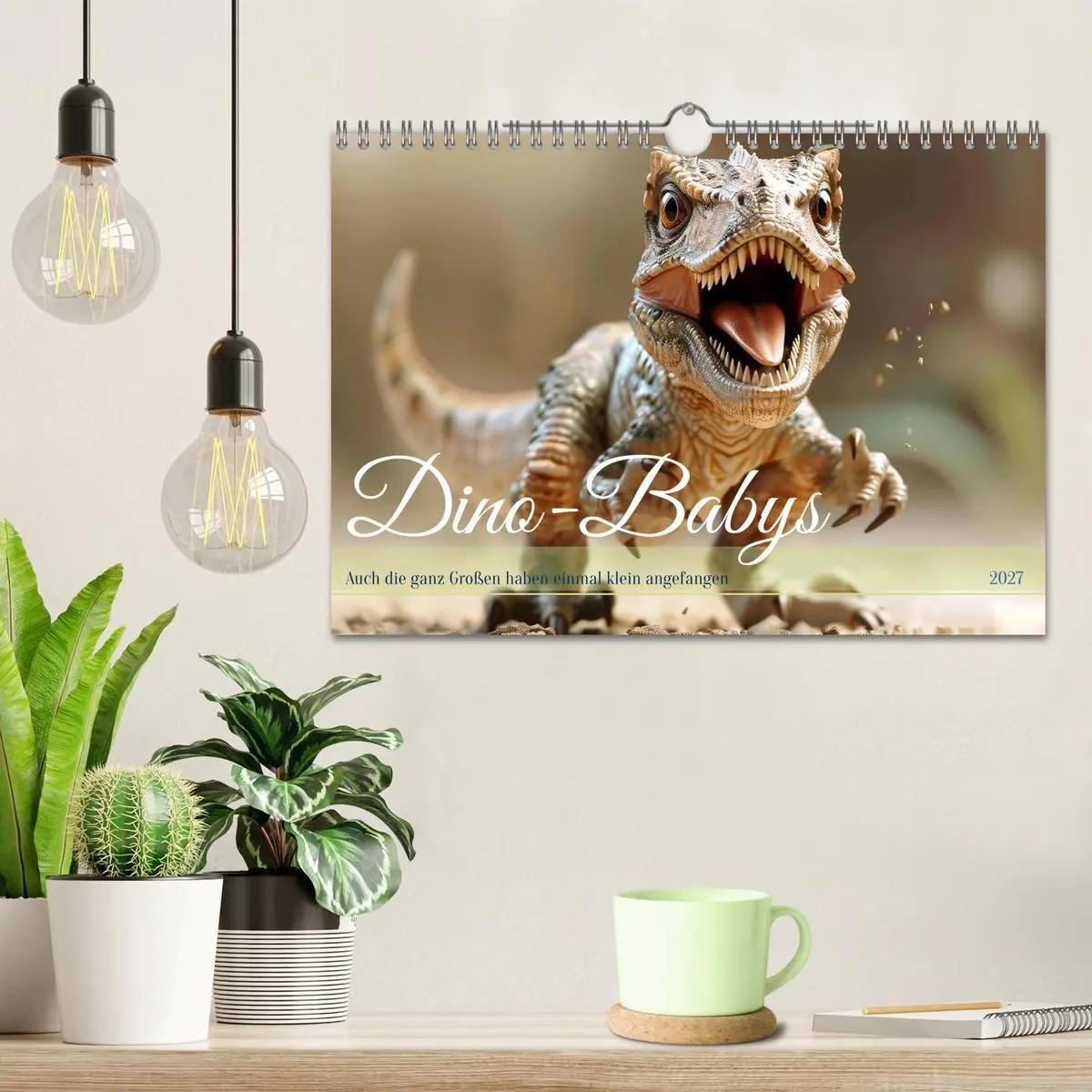 Bild: 9783569157903 | Dino-Babys (Wandkalender 2027 DIN A4 quer), CALVENDO Monatskalender