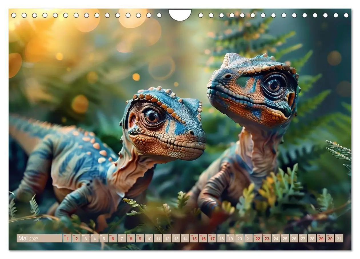 Bild: 9783569157903 | Dino-Babys (Wandkalender 2027 DIN A4 quer), CALVENDO Monatskalender