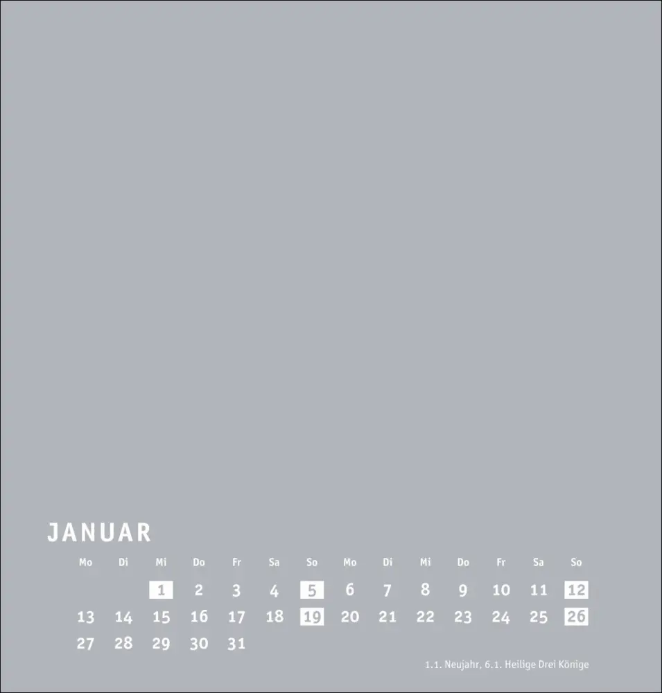 Bild: 9783756407903 | Premium-Bastelkalender silbergrau mittel 2025 | Kalender | Kalender