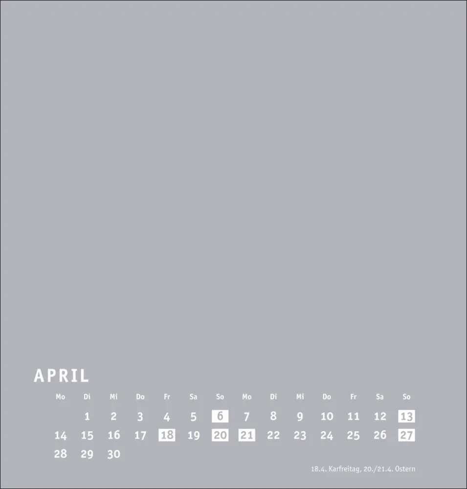 Bild: 9783756407903 | Premium-Bastelkalender silbergrau mittel 2025 | Kalender | Kalender