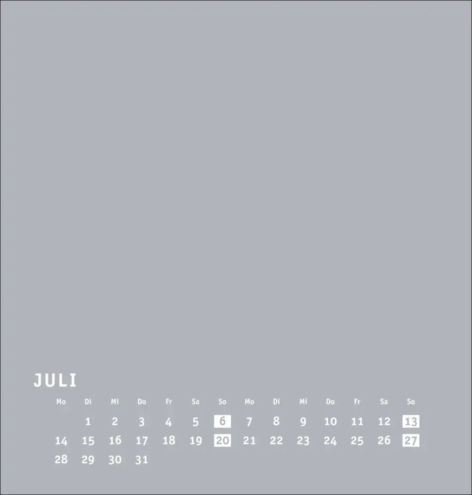 Bild: 9783756407903 | Premium-Bastelkalender silbergrau mittel 2025 | Kalender | Kalender