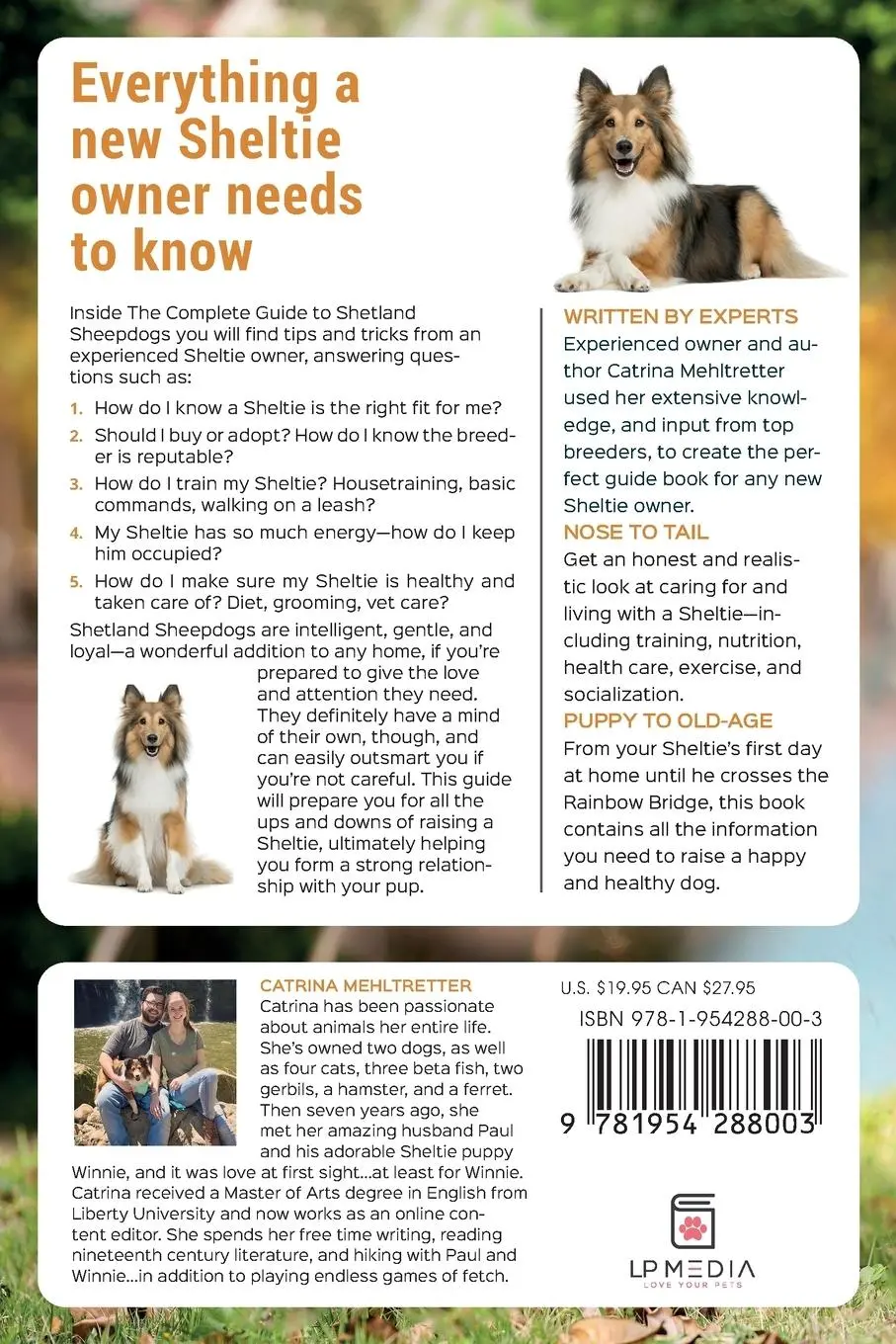 Rückseite: 9781954288003 | The Complete Guide to Shetland Sheepdogs | Catrina Mehltretter | Buch