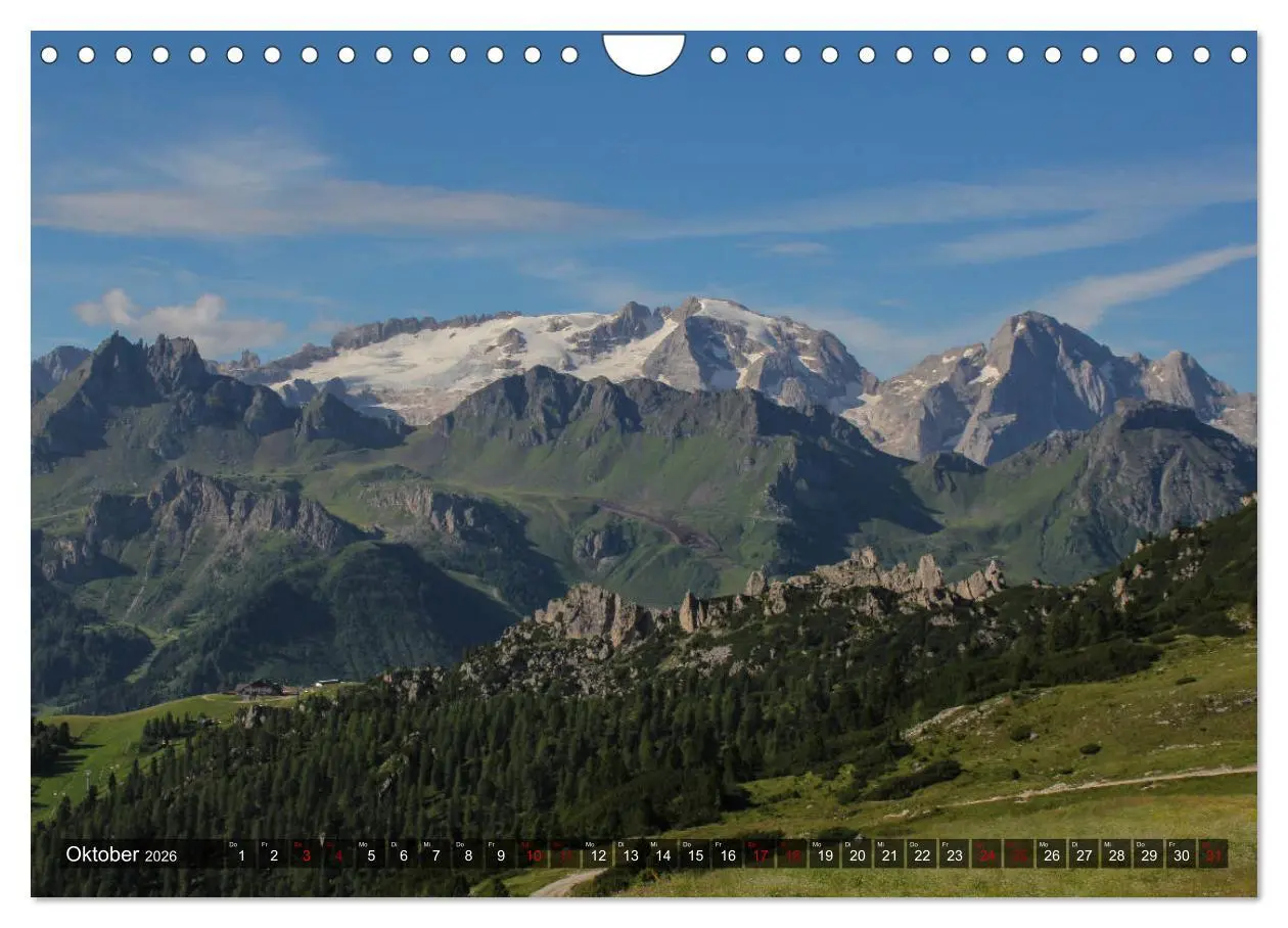 Bild: 9783457868003 | Dolomiten 2026 - Die weißen Berge (Wandkalender 2026 DIN A4 quer),...