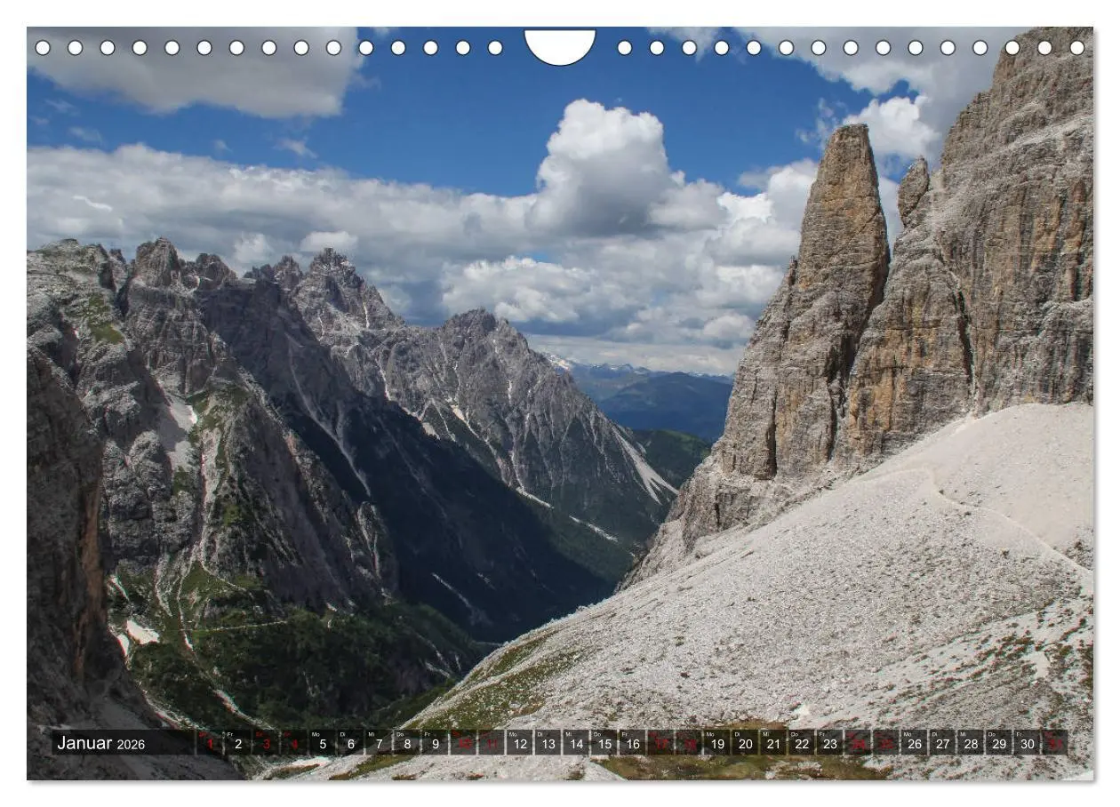 Bild: 9783457868003 | Dolomiten 2026 - Die weißen Berge (Wandkalender 2026 DIN A4 quer),...
