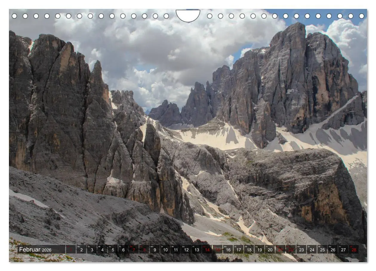 Bild: 9783457868003 | Dolomiten 2026 - Die weißen Berge (Wandkalender 2026 DIN A4 quer),...