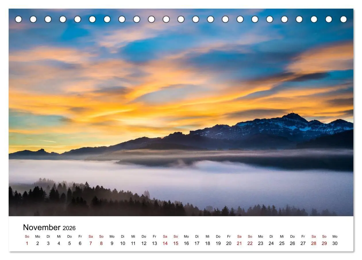 Bild: 9783457938003 | Faszination Säntis (Tischkalender 2026 DIN A5 quer), CALVENDO...