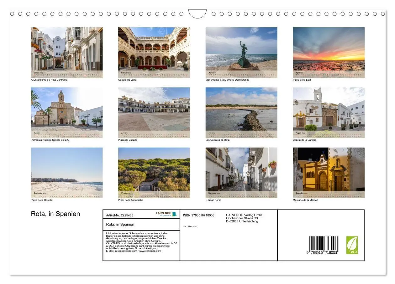 Bild: 9783516718003 | Rota, in Spanien (Wandkalender 2026 DIN A3 quer), CALVENDO...