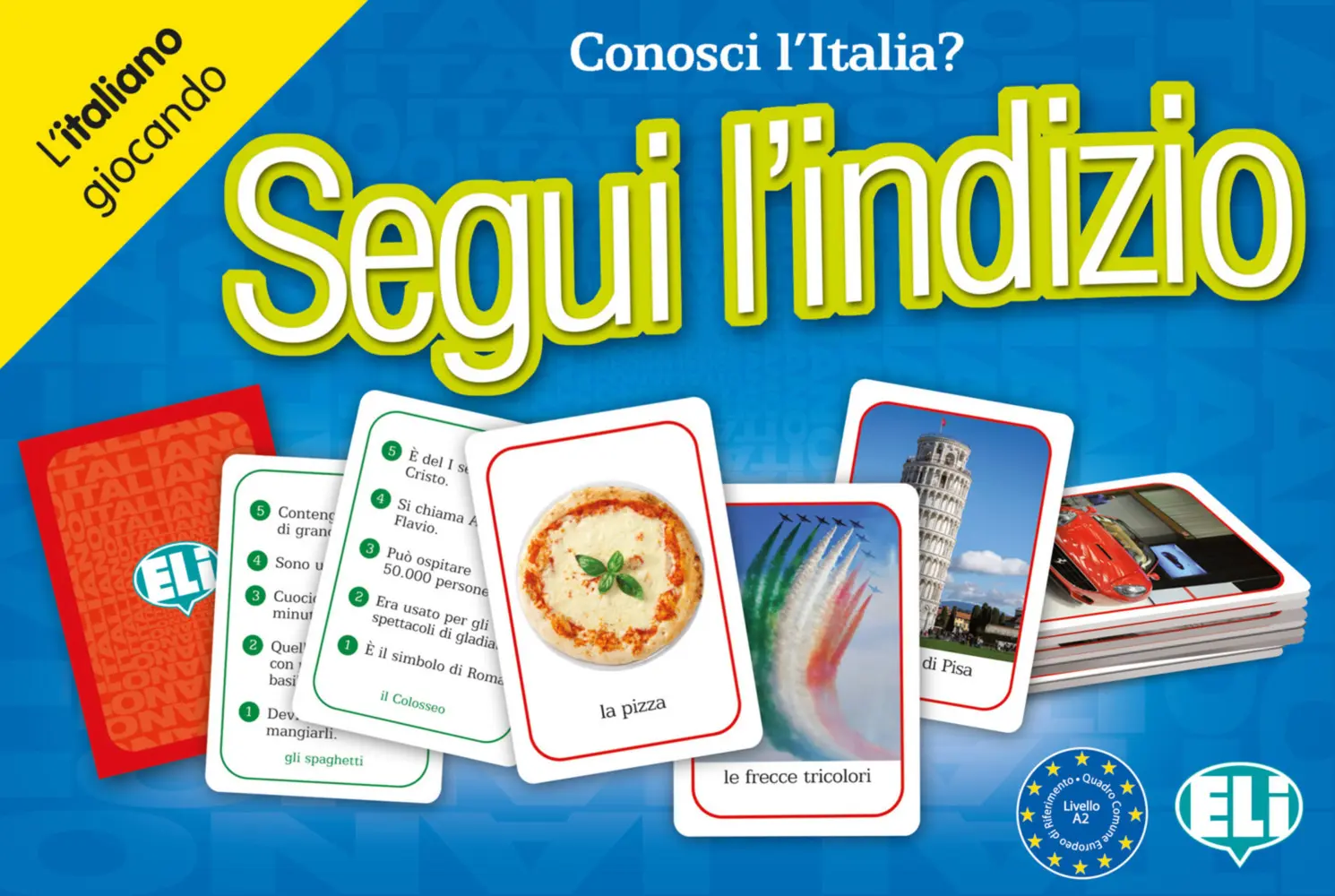 Cover: 9783125348103 | Segui l'indizio (Spiel) | Conosci l'Italia?. Niveau A2 | Spiel | 2014