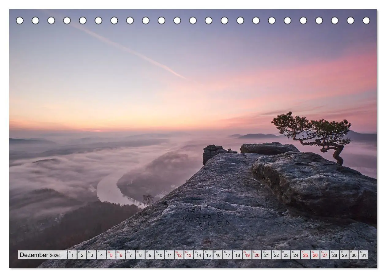 Bild: 9783457548103 | Sächsische Schweiz Momente 2026 (Tischkalender 2026 DIN A5 quer),...