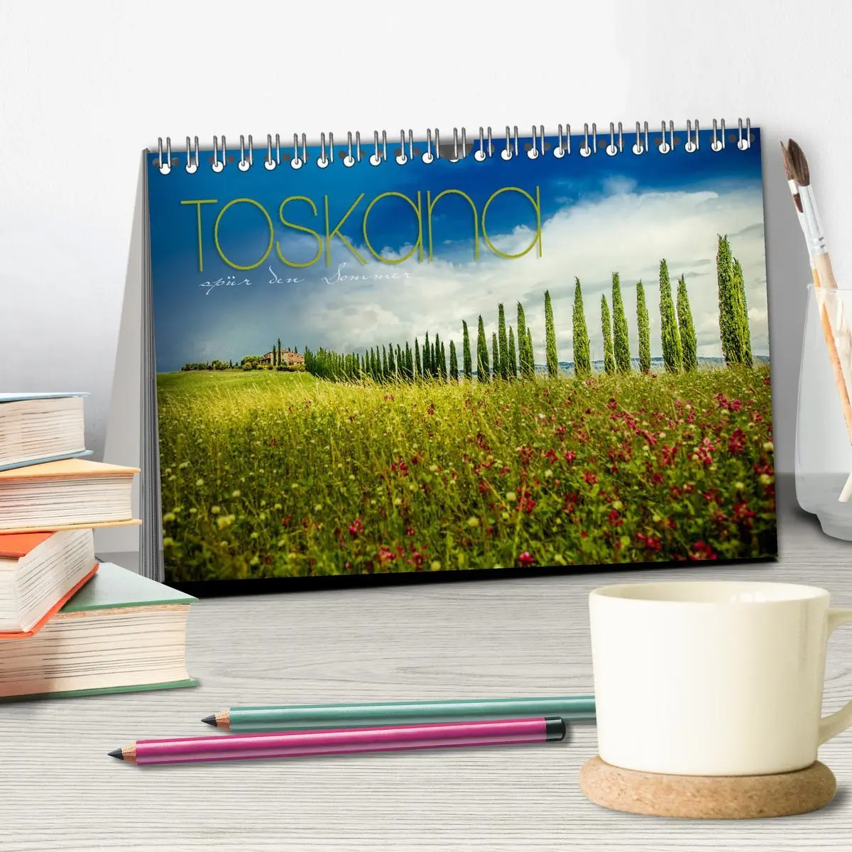 Bild: 9783457858103 | Toskana - spür den Sommer (Tischkalender 2026 DIN A5 quer),...