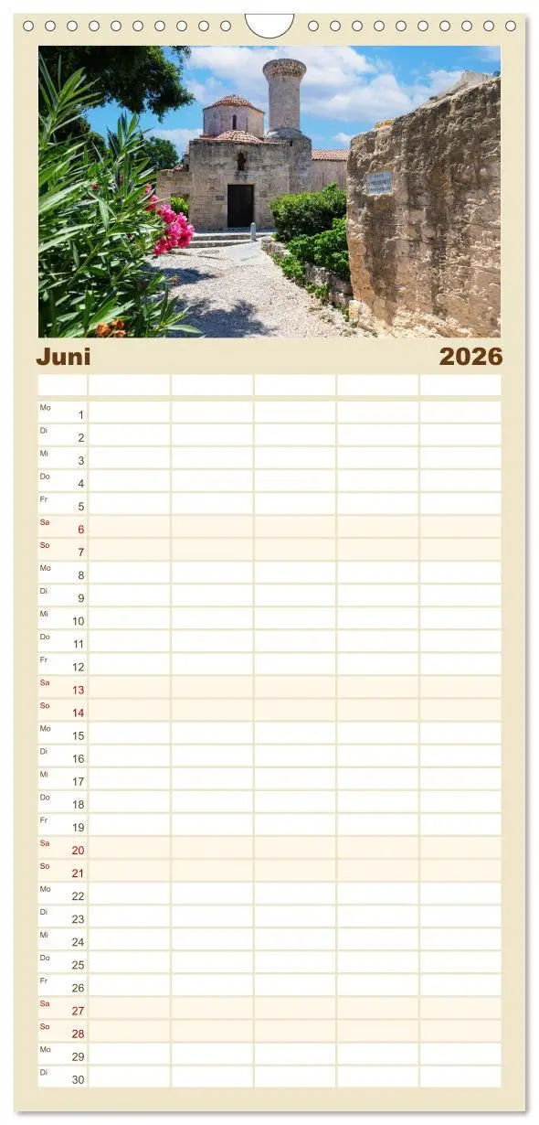 Bild: 9783516498103 | Familienplaner 2026 - Rhodos und Symi mit 5 Spalten (Wandkalender,...