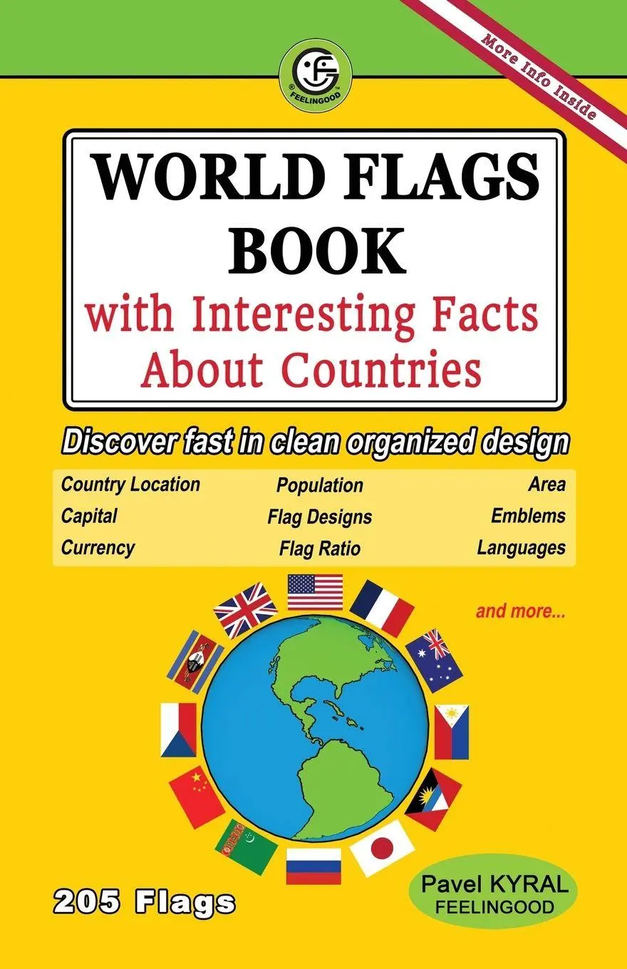 Cover: 9781764018203 | World Flags Book with Interesting Facts About Countries | Pavel Kyral
