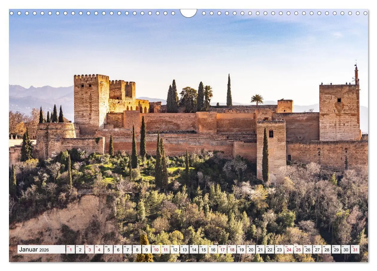 Bild: 9783457538203 | Spanien - Andalusien (Wandkalender 2026 DIN A3 quer), CALVENDO...