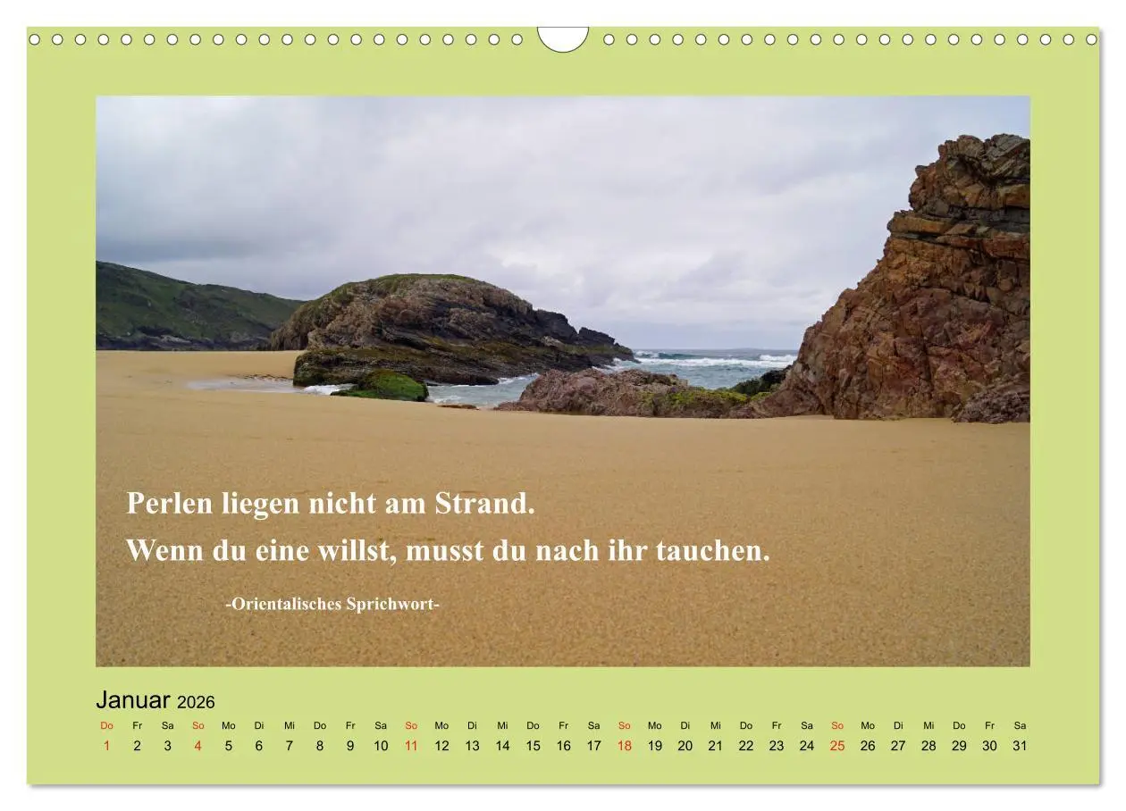 Bild: 9783457918203 | Lebensweisheiten mit Bildern unterlegt (Wandkalender 2026 DIN A3...