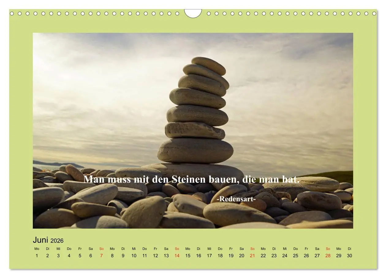 Bild: 9783457918203 | Lebensweisheiten mit Bildern unterlegt (Wandkalender 2026 DIN A3...